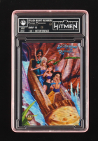 Disney Princesses - "Splash Mount Rushmore" | Interference - 2024 The Case Hitmen 1/1 Custom Art Card with Display Case at PristineAuction.com