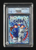 Shohei Ohtani - "Back To Back" | Forged - 2025 The Case Hitmen 1/1 Custom Art Card with Display Case at PristineAuction.com