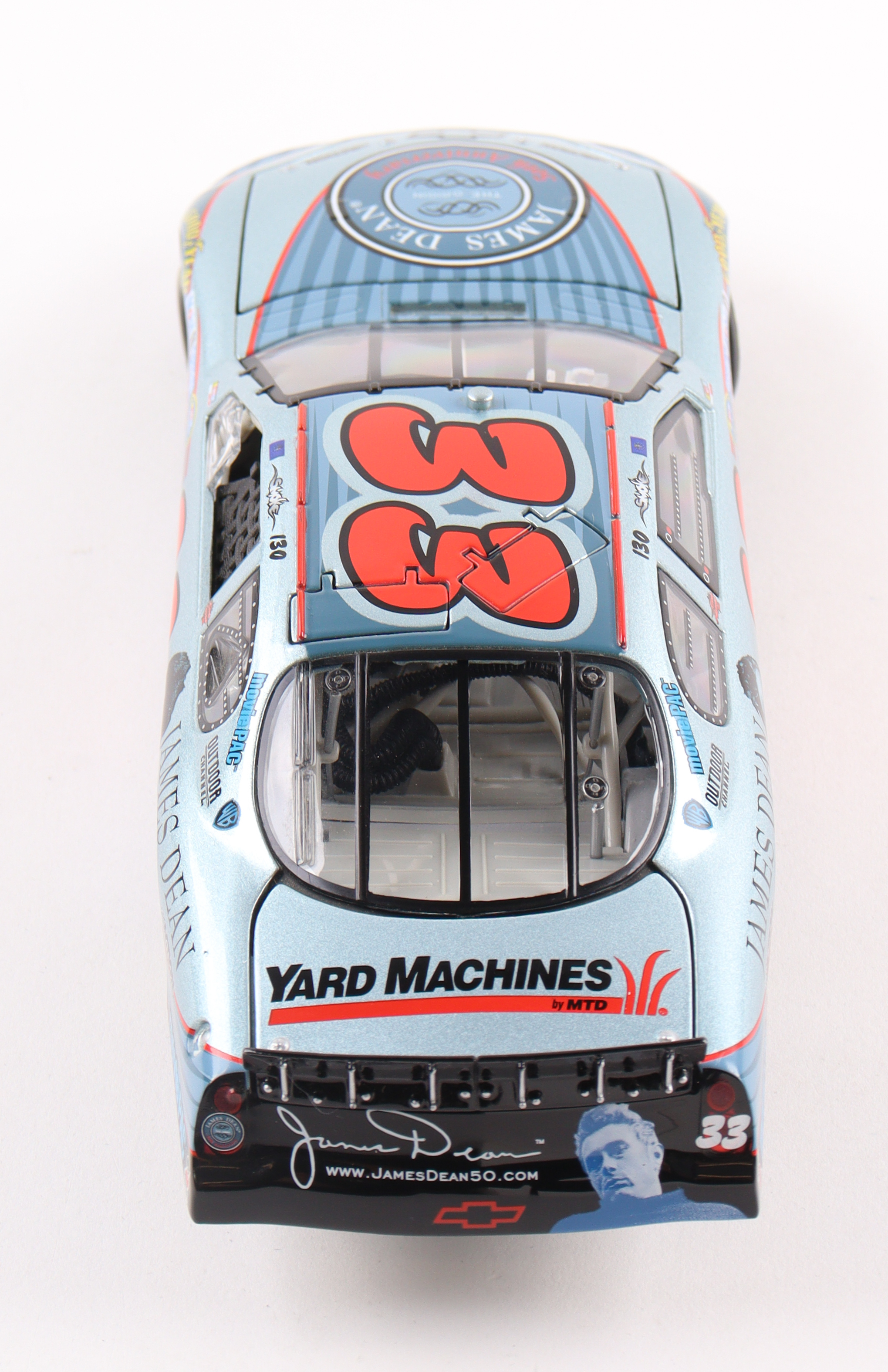 Tony Stewart 2005 LE NASCAR #33 James Dean 50th Anniversary Monte Carlo 1:24 Die-Cast Car at PristineAuction.com Tony Stewart 2005 LE NASCAR #33 James Dean 50th Anniversary Monte Carlo 1:24 Die-Cast Car at PristineAuction.com