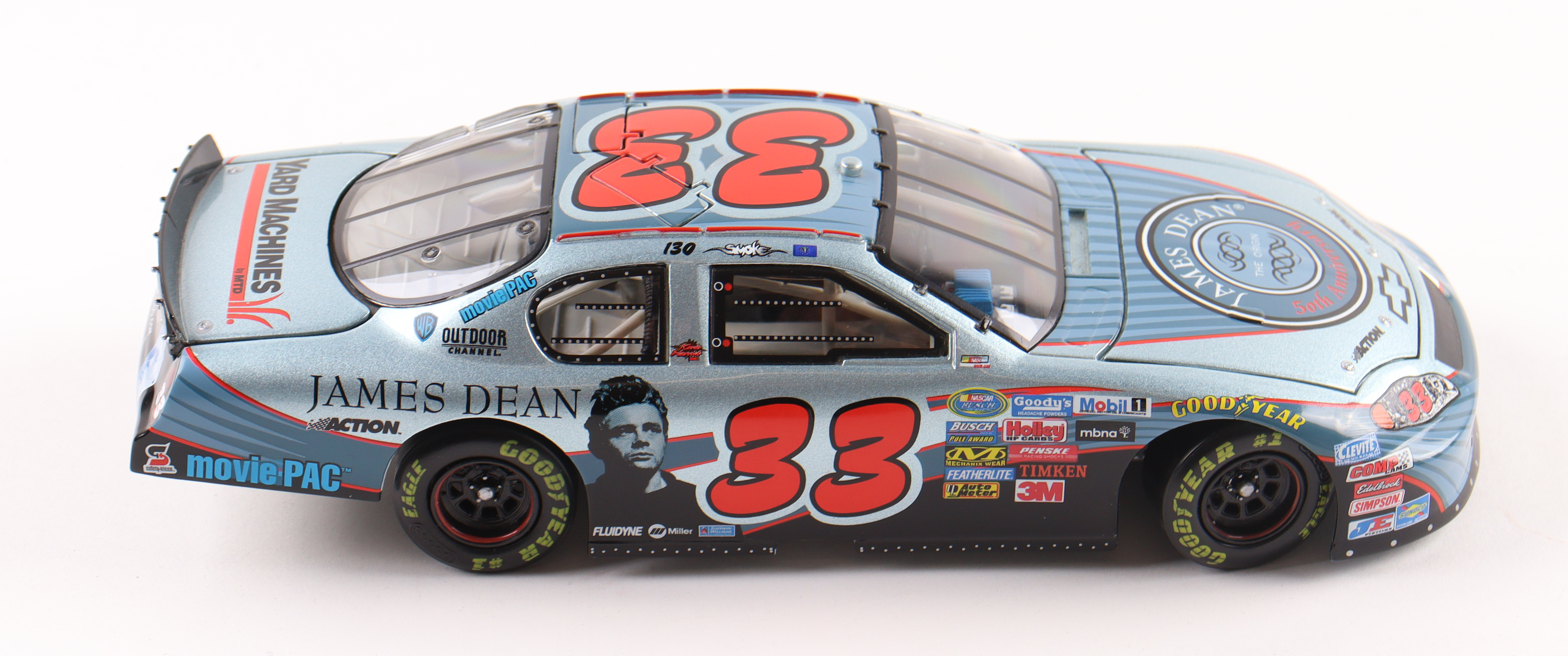 Tony Stewart 2005 LE NASCAR #33 James Dean 50th Anniversary Monte Carlo 1:24 Die-Cast Car at PristineAuction.com Tony Stewart 2005 LE NASCAR #33 James Dean 50th Anniversary Monte Carlo 1:24 Die-Cast Car at PristineAuction.com