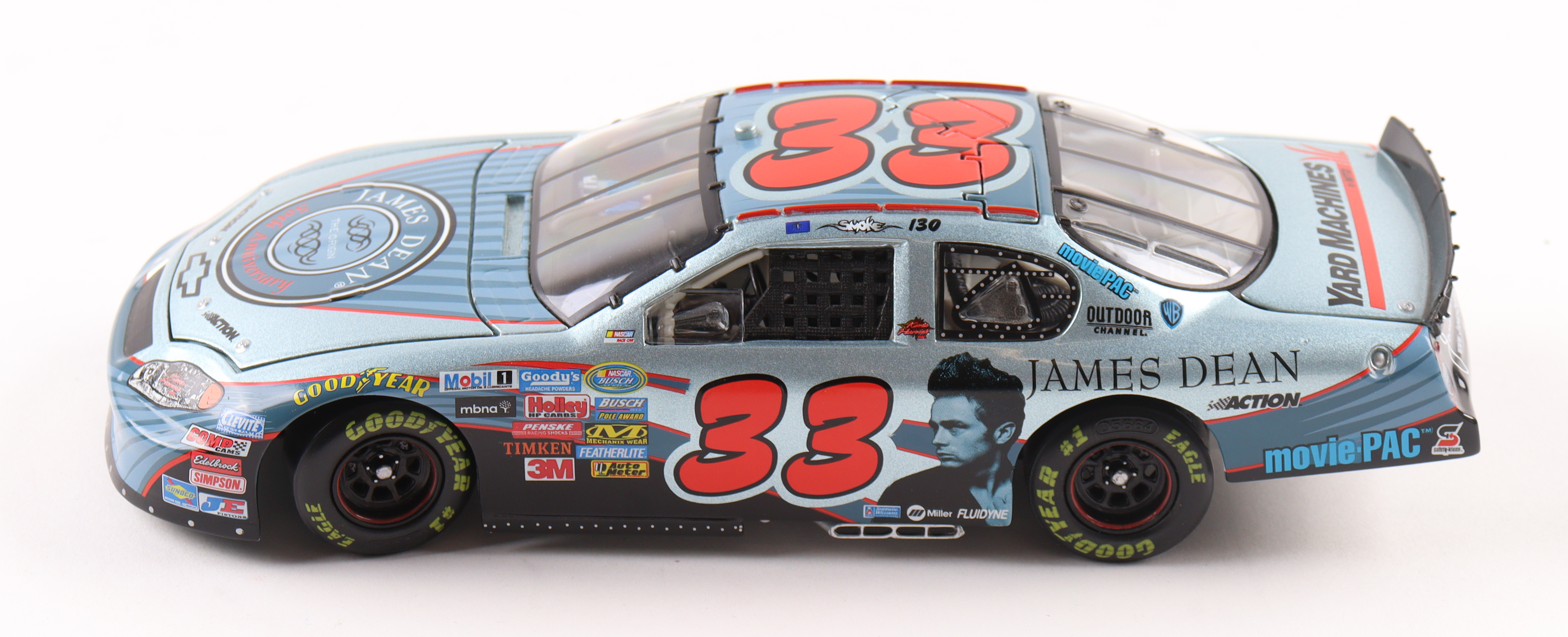 Tony Stewart 2005 LE NASCAR #33 James Dean 50th Anniversary Monte Carlo 1:24 Die-Cast Car at PristineAuction.com Tony Stewart 2005 LE NASCAR #33 James Dean 50th Anniversary Monte Carlo 1:24 Die-Cast Car at PristineAuction.com