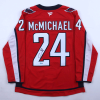Connor McMichael Signed Capitals Fanatics Authentic Jersey (Beckett) at PristineAuction.com