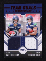 Jaxon Smith-Njigba / Zach Charbonnet 2023 Rookies and Stars Team Dual Jerseys #19 #261/399 RC at PristineAuction.com