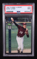 Derek Jeter 1992 Classic Four Sport #231 RC (PSA 9) at PristineAuction.com
