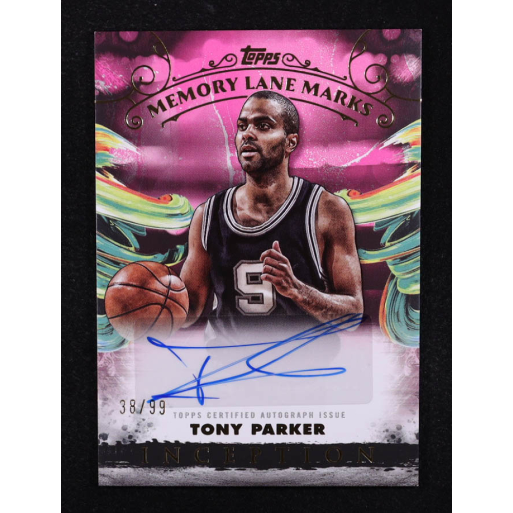 Tony Parker 2024-25 Topps Inception Memory Lane Marks Pink #MLMTP #38/99 at PristineAuction.com