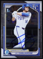 Jac Caglianone 2024 Topps Bowman 1st Draft Chrome Auto #BDC-8 RC at PristineAuction.com