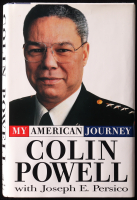 Colin Powell Signed "My American Journey" Hardcover Book With Set of (6) 1991 Cards (Beckett) at PristineAuction.com
