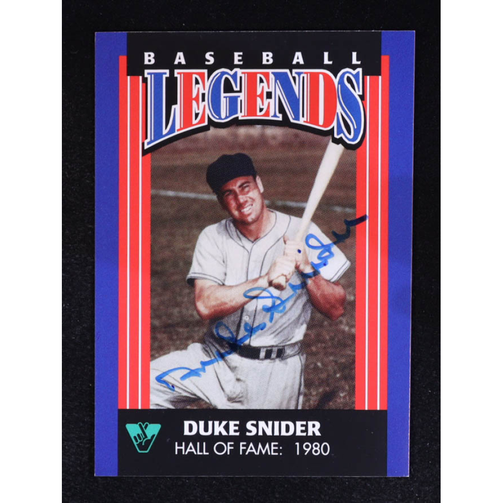 Duke Snider 1998 Virginia Lottery Baseball Legends Auto #NNO at PristineAuction.com