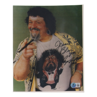 "Captain" Lou Albano Signed WWF 8x10 Photo Inscribed "'Jesus' Bless Ya" (Beckett) at PristineAuction.com
