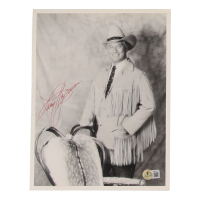 Larry Hagman Signed "Dallas" 8x10 Photo (Beckett) at PristineAuction.com