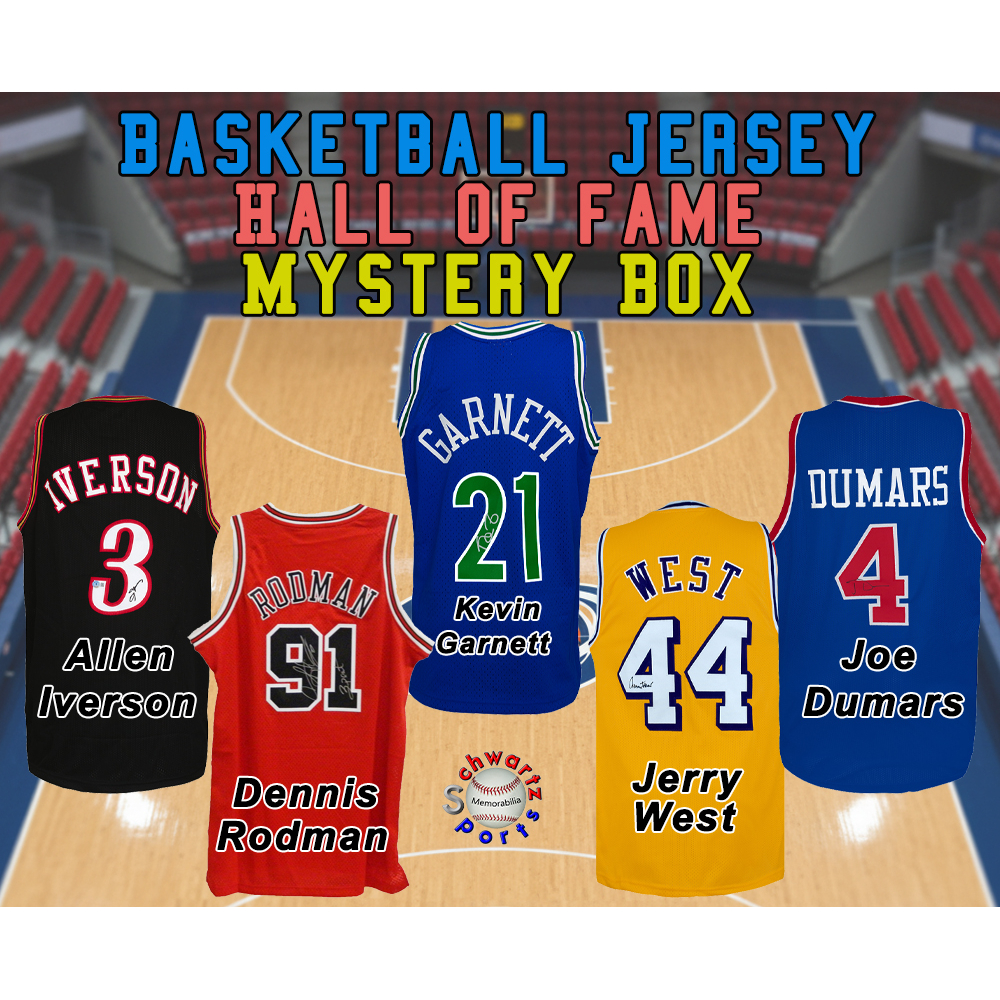 Basketball Hall of Famer Signed Jersey Mystery Box - Series 2 - (Limited to 100) - Schwartz Sports at PristineAuction.com