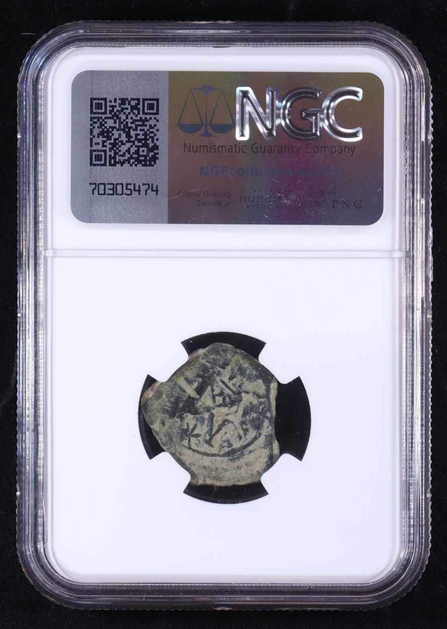 Byzantine Empire Constans II, AD 641-668 AE Follis (NGC) at PristineAuction.com Byzantine Empire Constans II, AD 641-668 AE Follis (NGC) at PristineAuction.com