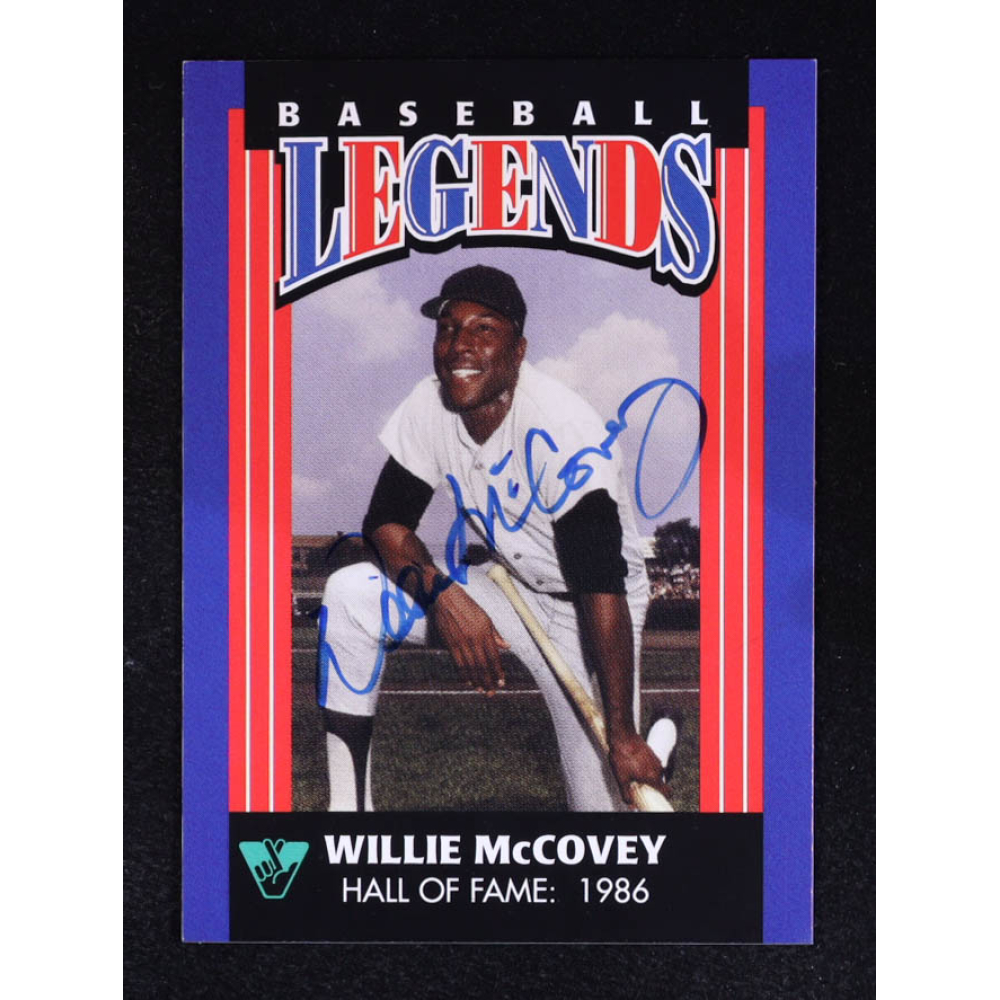 Willie McCovey 1998 Virginia Lottery Baseball Legends Auto #NNO at PristineAuction.com