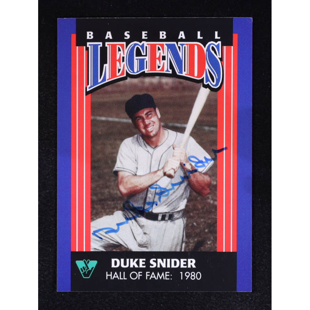 Duke Snider 1998 Virginia Lottery Baseball Legends Auto #NNO at PristineAuction.com