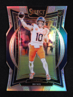 Bo Nix 2024 Select Prizm Silver Die Cut #30 RC at PristineAuction.com