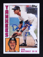 Don Mattingly 1984 Topps Rookie History Auto #8 RC at PristineAuction.com