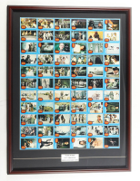 1977 Topps Star Wars Series 1 Complete Set of (66) Uncut Cards Custom Framed Sheet Display at PristineAuction.com