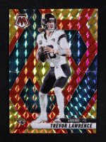 Trevor Lawrence 2025 Panini Mosaic Mosaic Choice Fusion Red and Yellow #183 #10/89 at PristineAuction.com
