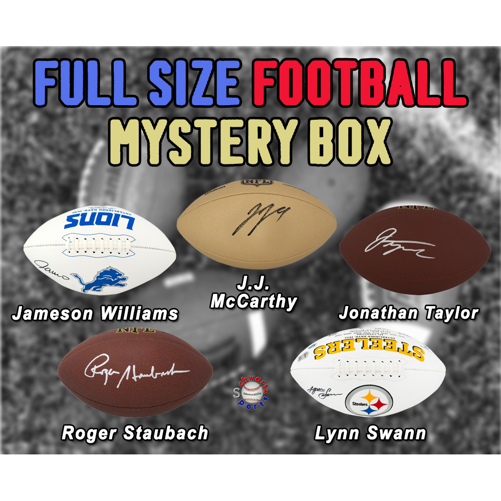 Full Size Football Signed Mystery Box - Series 44 (Limited to 150) &ndash; Schwartz Sports at PristineAuction.com
