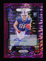 Dalton Kincaid 2023 Panini Prizm Prizms Purple Pulsar Autographs #308 RC at PristineAuction.com