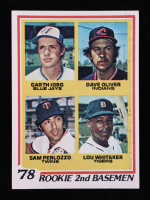 1978 Topps #704 Rookie 2nd Basemen Garth Iorg / Dave Oliver / Sam Perlozzo / Lou Whitaker RC at PristineAuction.com