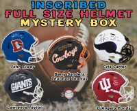 Full Size Football Helmet Signed & INSCRIBED Mystery Box - Series 17 (Limited to 150) - Schwartz Sports at PristineAuction.com