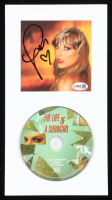 Taylor Swift Signed Custom Matted "The Life of a Showgirl" CD Album Display (JSA) at PristineAuction.com