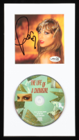 Taylor Swift Signed Custom Matted "The Life of a Showgirl" CD Album Display (JSA) at PristineAuction.com