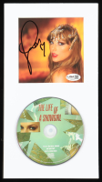 Taylor Swift Signed Custom Matted "The Life of a Showgirl" CD Album Display (JSA) at PristineAuction.com