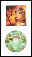 Taylor Swift Signed Custom Matted "The Life of a Showgirl" CD Album Display (JSA) at PristineAuction.com