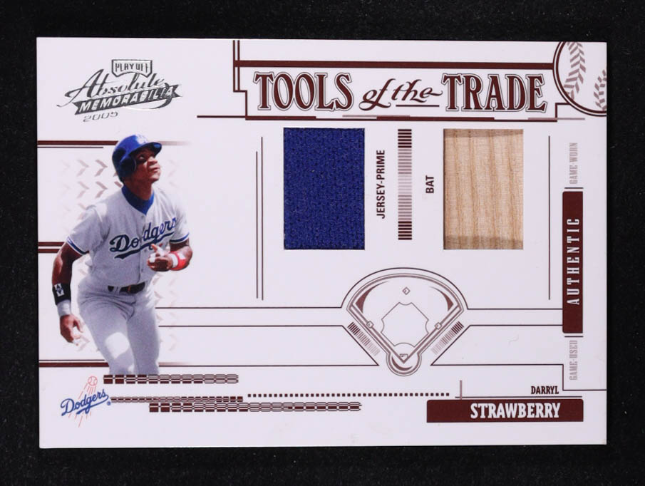 Darryl Strawberry 2005 Absolute Memorabilia Tools of the Trade Swatch Double Prime Red #TT114 #126/150 at PristineAuction.com Darryl Strawberry 2005 Absolute Memorabilia Tools of the Trade Swatch Double Prime Red #TT114 #126/150 at PristineAuction.com