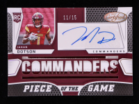Jahan Dotson 2022 Certified Piece of the Game Signatures Gold #6 #07/18 RC at PristineAuction.com