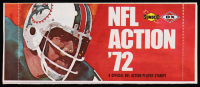 1972 NFL Action Sheet of (9) Stamps - Red at PristineAuction.com