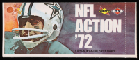1972 NFL Action Sheet of (9) Stamps - Blue at PristineAuction.com