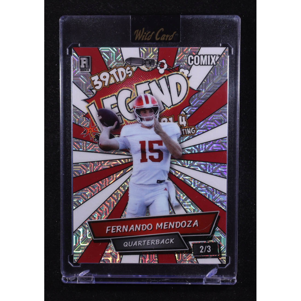 Fernando Mendoza 2025 Wild Card Comix Legend Mojo #FM04 #2/3 RC at PristineAuction.com