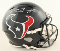 Jayden Higgins Signed Texans Full-Size Speed Helmet (Beckett) at PristineAuction.com