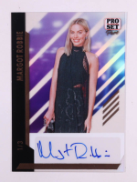 Margot Robbie 2024 Leaf Pro Set Pure Autographs Pink Holo #BA-MR1 #1/3 at PristineAuction.com