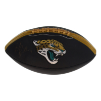 Mark Brunell Signed Jaguars Logo Football (Beckett) at PristineAuction.com