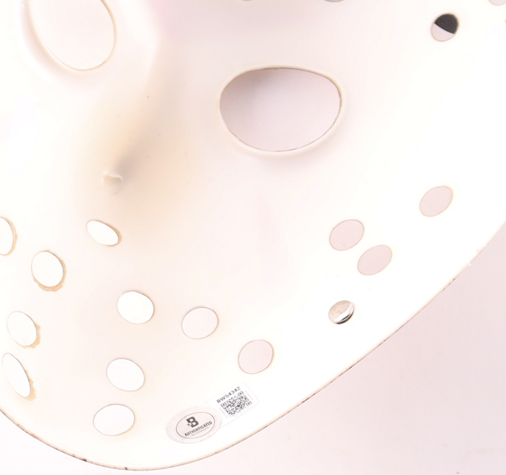 Ken Kirzinger "Friday The 13th" Replica Hockey Mask Inscribed "Jason VIII" (Beckett) at PristineAuction.com Ken Kirzinger "Friday The 13th" Replica Hockey Mask Inscribed "Jason VIII" (Beckett) at PristineAuction.com