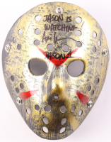 Ari Lehman Signed Jason "Friday the 13th" Mask Inscribed "Jason 1" & "Jason Is Watching!" (Beckett) at PristineAuction.com
