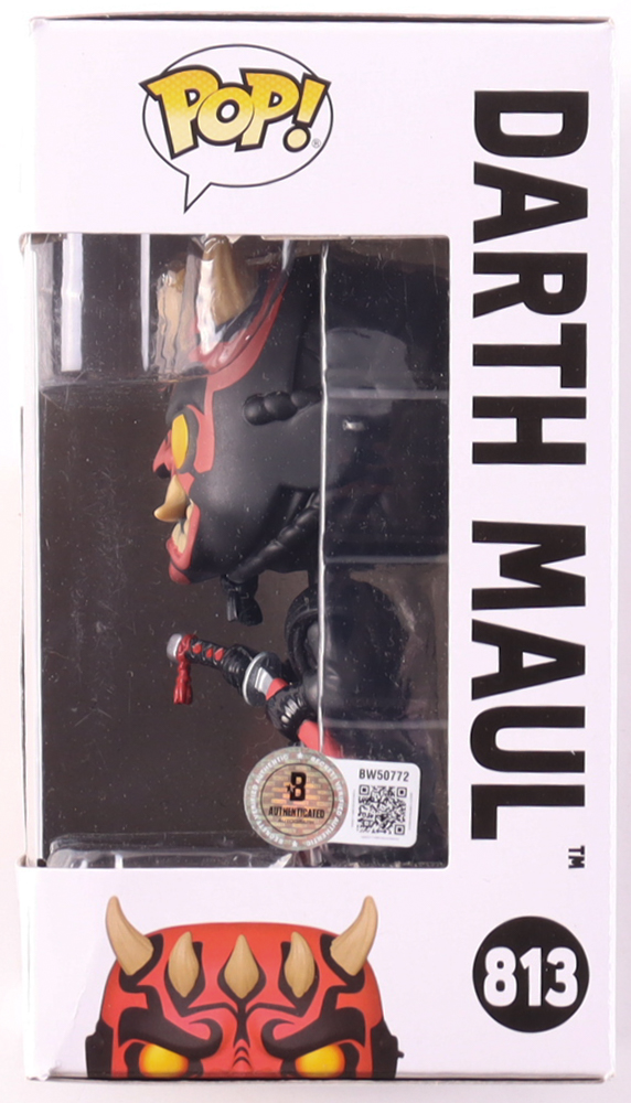 Sam Witwer Signed "Star Wars" #813 Darth Maul Bobble-Head Funko Pop! Vinyl Figure (Beckett) at PristineAuction.com Sam Witwer Signed "Star Wars" #813 Darth Maul Bobble-Head Funko Pop! Vinyl Figure (Beckett) at PristineAuction.com