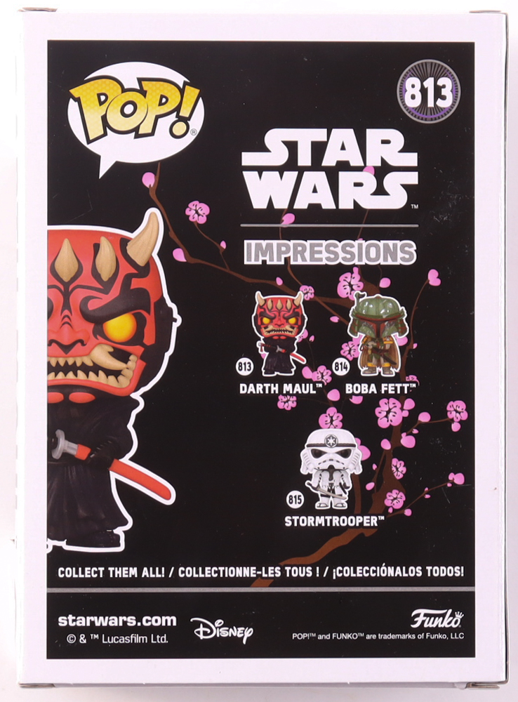 Sam Witwer Signed "Star Wars" #813 Darth Maul Bobble-Head Funko Pop! Vinyl Figure (Beckett) at PristineAuction.com Sam Witwer Signed "Star Wars" #813 Darth Maul Bobble-Head Funko Pop! Vinyl Figure (Beckett) at PristineAuction.com