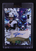 Tyler Shough 2025 Wild Card Splat Autograph Blue Crystal #TSA #1/1 RC at PristineAuction.com