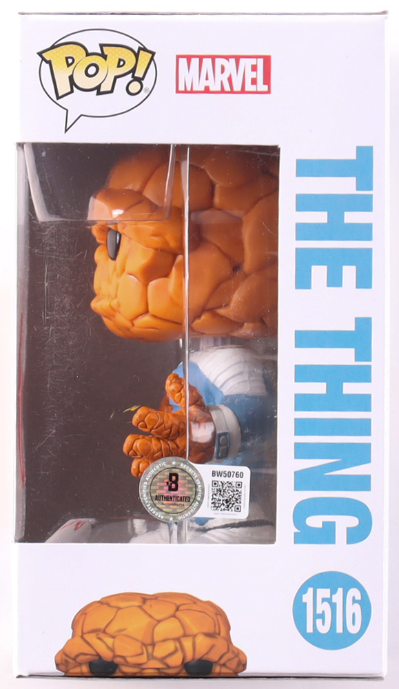 Ebon Moss-Bachrach Signed "The Fantastic Four: First Steps" #1516 The Thing Bobble-Head Funko Pop! Vinyl Figure (Beckett) at PristineAuction.com Ebon Moss-Bachrach Signed "The Fantastic Four: First Steps" #1516 The Thing Bobble-Head Funko Pop! Vinyl Figure (Beckett) at PristineAuction.com