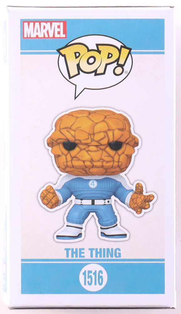 Ebon Moss-Bachrach Signed "The Fantastic Four: First Steps" #1516 The Thing Bobble-Head Funko Pop! Vinyl Figure (Beckett) at PristineAuction.com Ebon Moss-Bachrach Signed "The Fantastic Four: First Steps" #1516 The Thing Bobble-Head Funko Pop! Vinyl Figure (Beckett) at PristineAuction.com