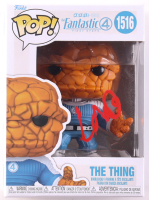 Ebon Moss-Bachrach Signed "The Fantastic Four: First Steps" #1516 The Thing Bobble-Head Funko Pop! Vinyl Figure (Beckett) at PristineAuction.com