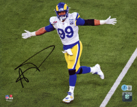 Aaron Donald Signed Rams 11x14 Photo (Beckett) at PristineAuction.com