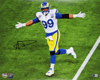 Aaron Donald Signed Rams 16x20 Photo (Beckett) at PristineAuction.com