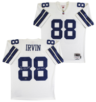 Michael Irvin Signed Cowboys Mitchell & Ness Authentic Jersey Inscribed "HOF 2007" (Beckett) at PristineAuction.com