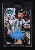 Lionel Messi 2024 Wild Card Splat Gold Crystal #LM3 #1/1 at PristineAuction.com